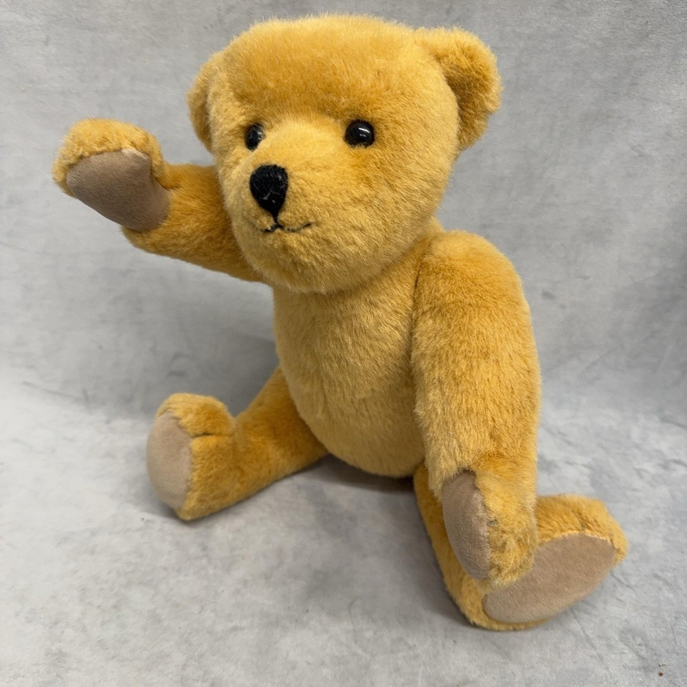 Pleasant Company American Girl Teddy‎ Bear Plush Medium Yellow Soft Stuffed Toy - Picture 7 of 8